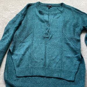 The Limited Teal Crew Neck Sweater